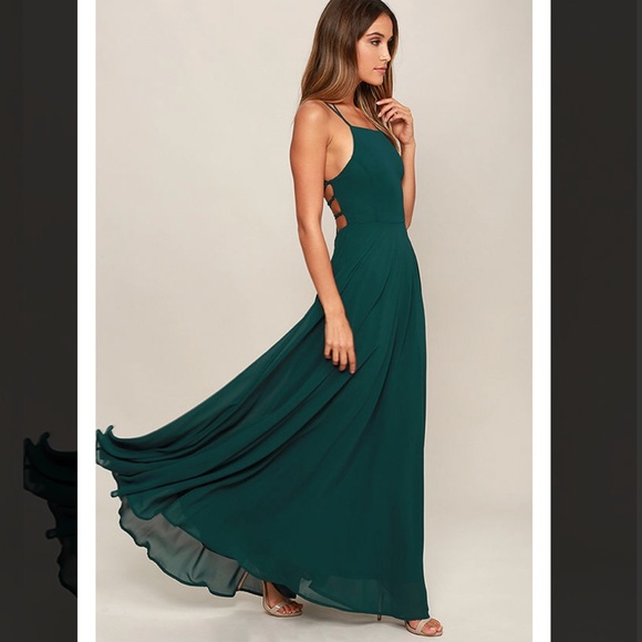 lulus lace up back dress